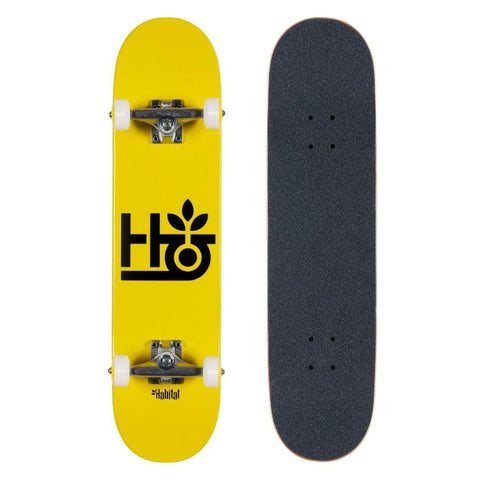 Habitat Pod Yellow Complete Skateboard - Stoke Run LLC