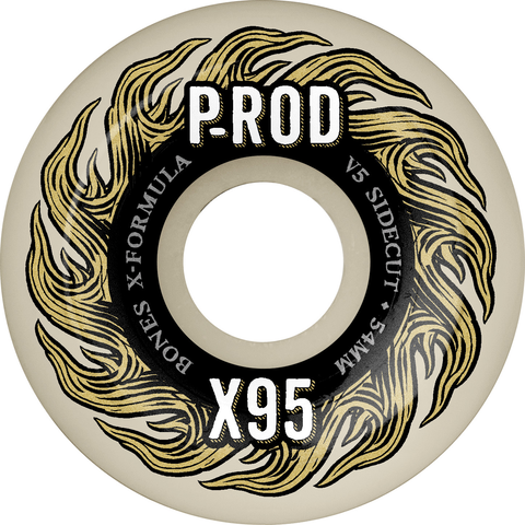 BONES WHEELS X-Formula Skateboard Wheels P-Rod Pro V5 Sidecut 95A - Stoke Run LLC