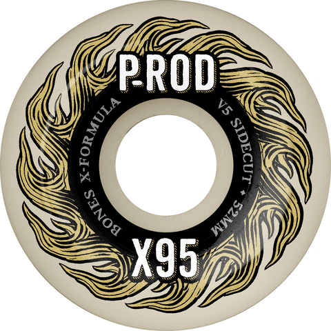 BONES WHEELS X-Formula Skateboard Wheels P-Rod Pro V5 Sidecut 95A - Stoke Run LLC