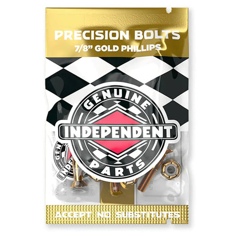 Independent - 7/8"Cross Bolts - Black/Gold - Stoke Run LLC