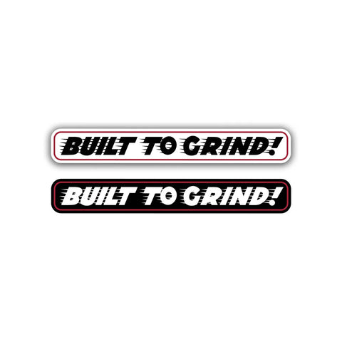 BTG Speed Bar White Vinyl Sticker Assorted Color 8 in x 1 in Each Independent - Stoke Run LLC