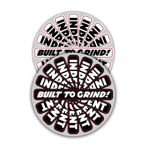 BTG Speed Revolve Clear Mylar Sticker Assorted Color 4 in x 4 in PK/25 Independent - Stoke Run LLC