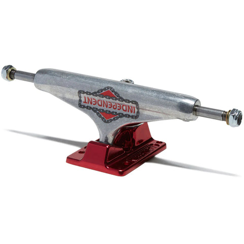 Independent Stage 11 Forged Hollow Chain Breaker Silver Ano Red Standard Trucks - Stoke Run LLC
