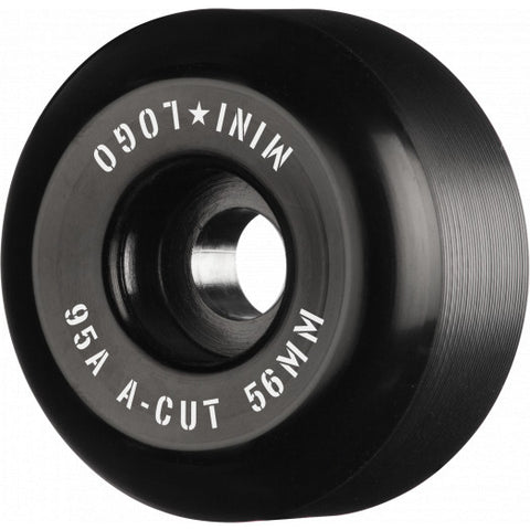 Mini Logo 95A Hybrid Black Wheels 56mm - Stoke Run LLC