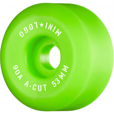 Mini Logo 90A Hybrids 53mm Green - Stoke Run LLC