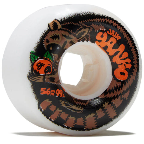 OJ Jake Yanko Night Panda Elite Chubbies White 56mm 99a OJ Wheels - Stoke Run LLC