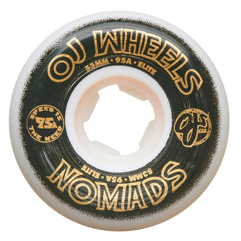 OJ Wheels 53mm Elite White Nomads 95a
