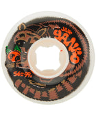 OJ Jake Yanko Night Panda Elite Chubbies White 56mm 99a OJ Wheels - Stoke Run LLC