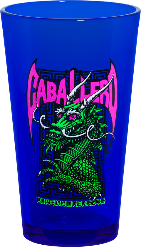 Powell Peralta Pint Glass Cab Street Dragon Blacklight - Stoke Run LLC