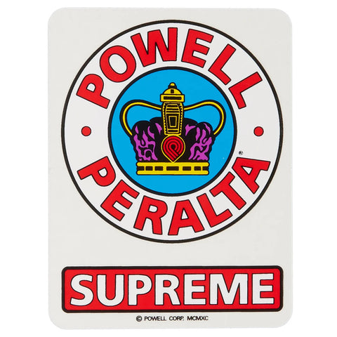 Powell Peralta Supreme Sticker - Stoke Run LLC