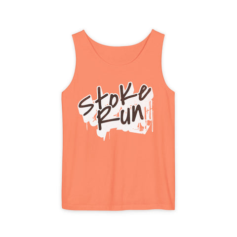 Stoke Run Tag Spot Unisex Tank Top