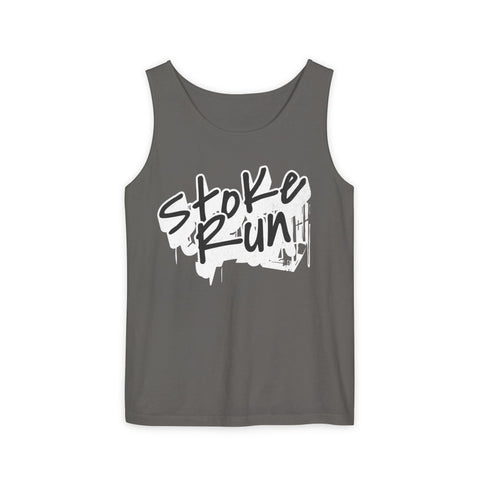 Stoke Run Tag Spot Unisex Tank Top