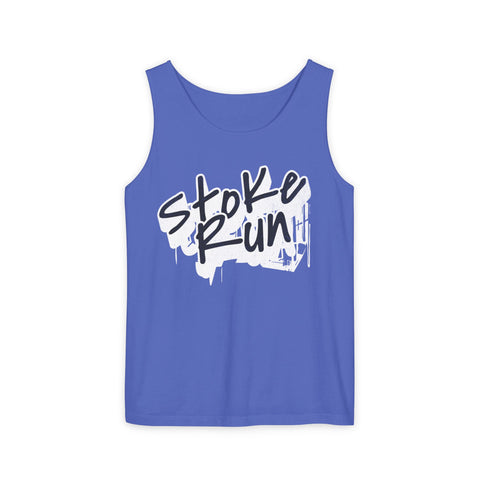 Stoke Run Tag Spot Unisex Tank Top
