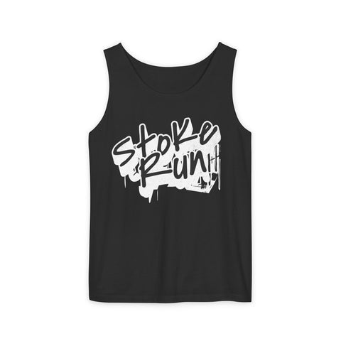 Stoke Run Tag Spot Unisex Tank Top
