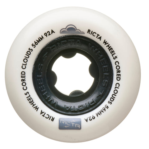 Ricta 56mm Cored Clouds Black 92a Wheels - Stoke Run LLC