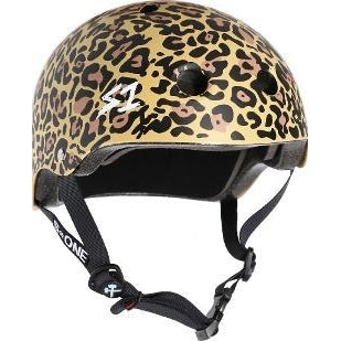 Mega Lifer Helmet Tan Leopard Print - Stoke Run LLC