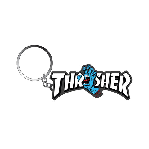 Thrasher Screaming Logo Key Chain - Stoke Run LLC