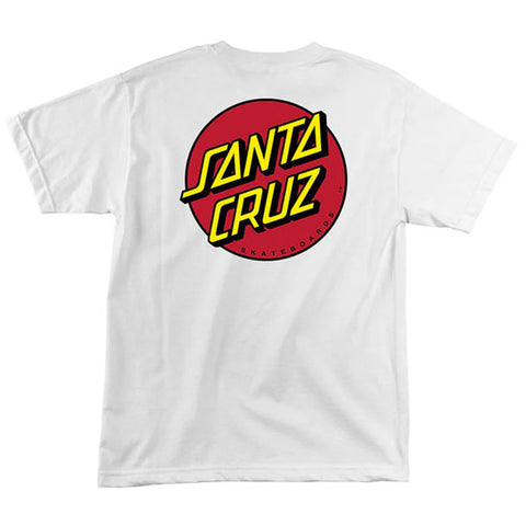Santa Cruz Classic Dot Short Sleeve Fitted Crew Tee - Stoke Run LLC