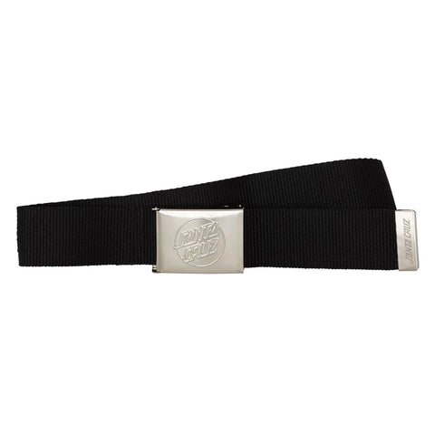 Opus Dot Web Belt Black OS Unisex Santa Cruz - Stoke Run LLC