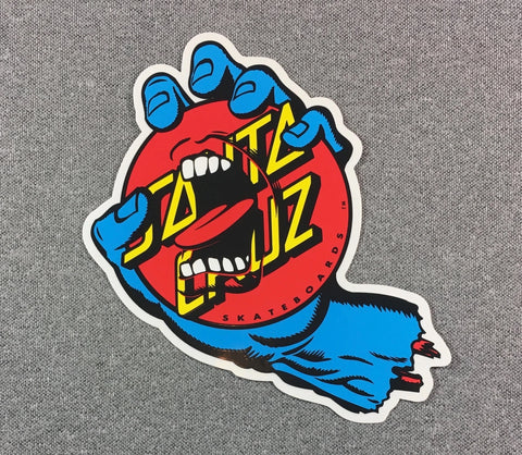 Santa Cruz Screaming Dot Sticker - Stoke Run LLC