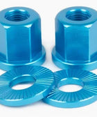 Shadow Featherweight Alloy Nuts 3/8 Blue - Stoke Run LLC