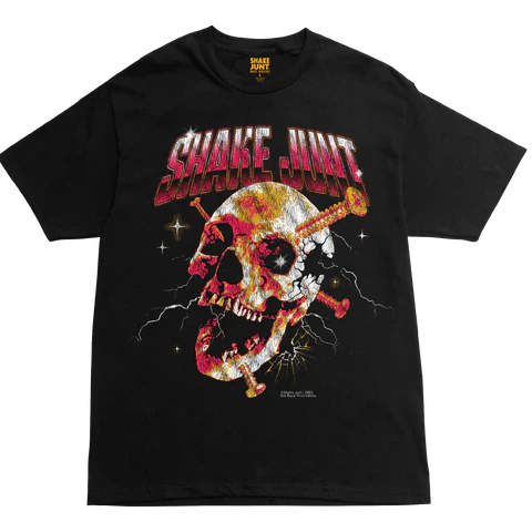 Shake Junt Skull Skrew 3 Tee - Black Small
