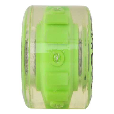 Slime Balls 60mm Light Ups w/GREEN LED and bearings OG Slime 78a Skateboard Wheels - Stoke Run LLC