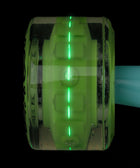 Slime Balls 60mm Light Ups w/GREEN LED and bearings OG Slime 78a Skateboard Wheels - Stoke Run LLC