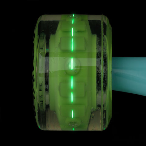 Slime Balls 60mm Light Ups w/GREEN LED and bearings OG Slime 78a Skateboard Wheels - Stoke Run LLC