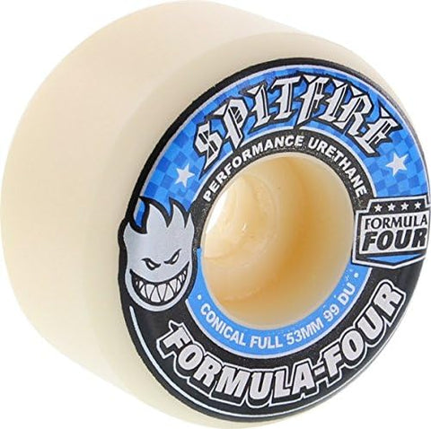 Spitfire Formula four 99DU Conical Wheels 53mm - Stoke Run LLC