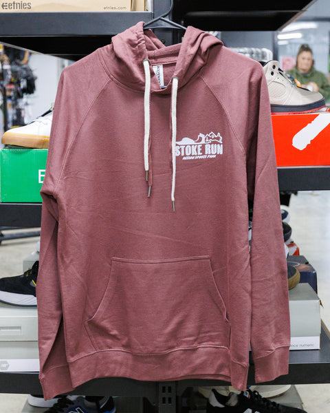 Stoke Run Lightweight Hoodie - Left Chest Decal