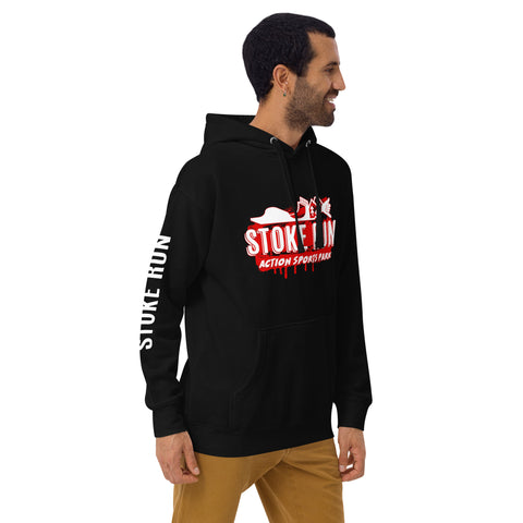 Black Logo Hoodie - Stoke Run LLC