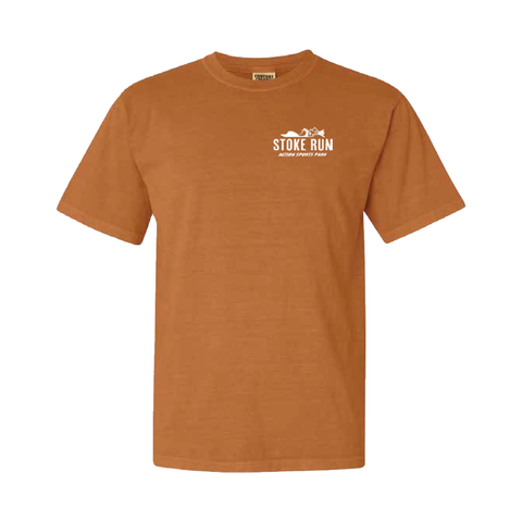 Stoke Run Arch Logo Tee - L - Yam - Stoke Run LLC