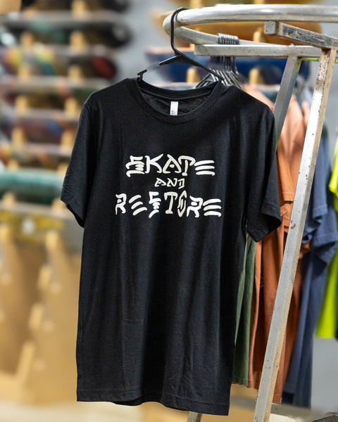 Skate and Restore Shirt  -  S - Stoke Run LLC
