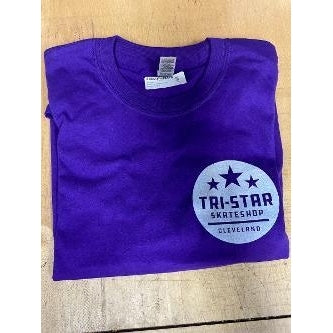 Circle Logo Purple Shop Tee - Stoke Run LLC