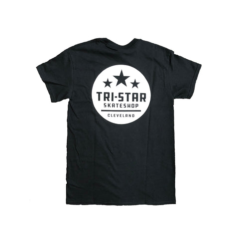 Circle Logo Black Shop Tee - Stoke Run LLC