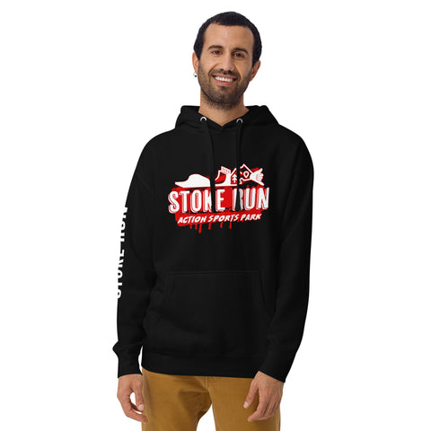 Black Logo Hoodie - Stoke Run LLC