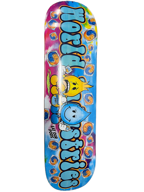 World Industries Tide Pods Deck RARE Light Blue Font - 8.5 - Stoke Run LLC